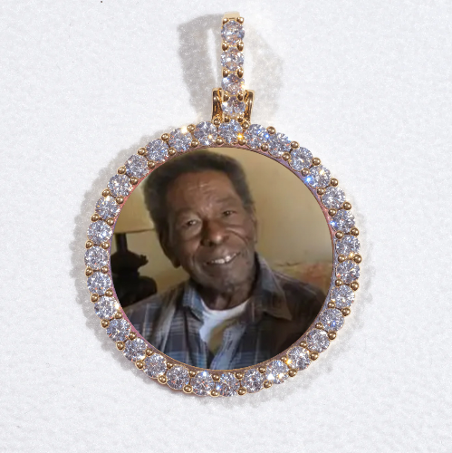 3D CIRCLE CUSTOM PICTURE PENDANT SMALL SIZE