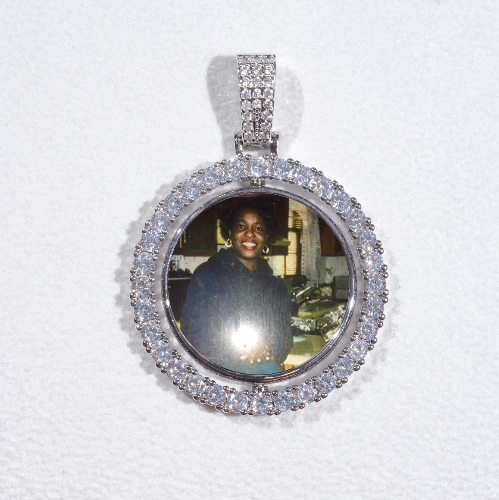 3D Spinning 2-Faced Custom Picture Pendant