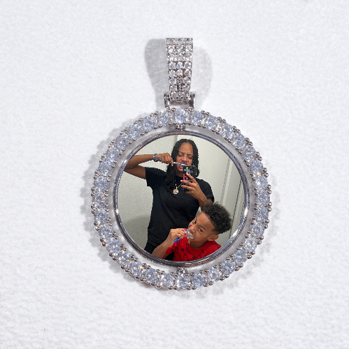 3D Spinning 2-Faced Custom Picture Pendant