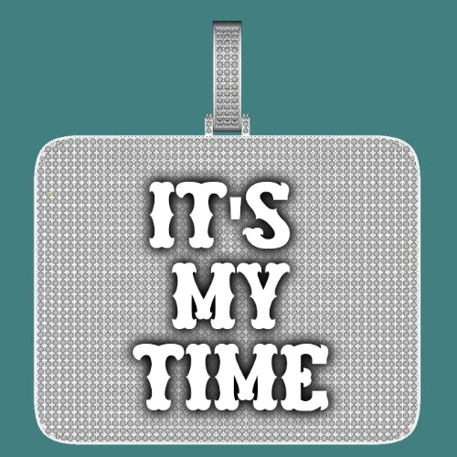 CUSTOM LETTER NECKLACE 3D BIG SQUARE