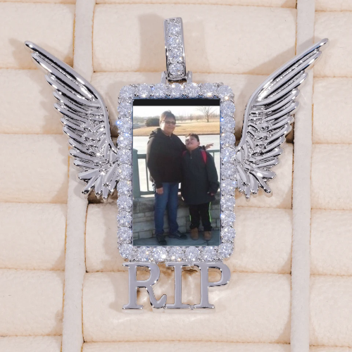 RIP WING 3D CUSTOM PICTURE PENDANT