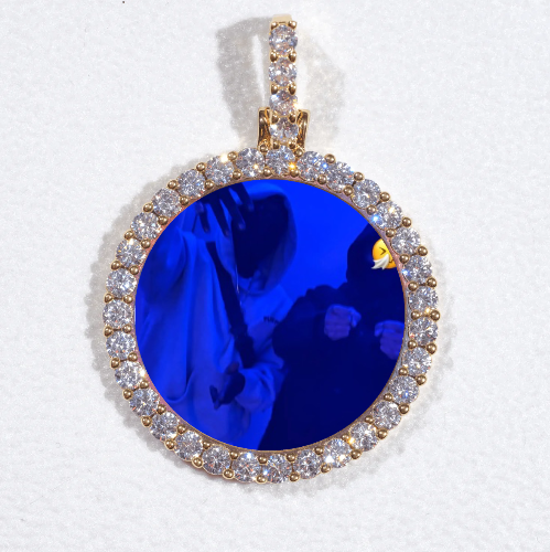 3D CIRCLE CUSTOM PICTURE PENDANT SMALL SIZE