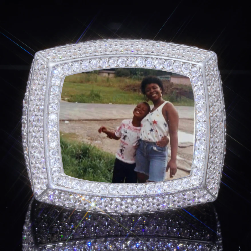 3D CUSTOM PICTURE ICED RING