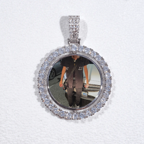 3D Spinning 2-Faced Custom Picture Pendant