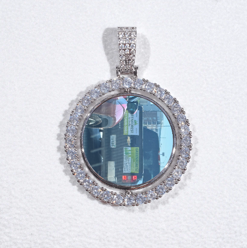 3D Spinning 2-Faced Custom Picture Pendant