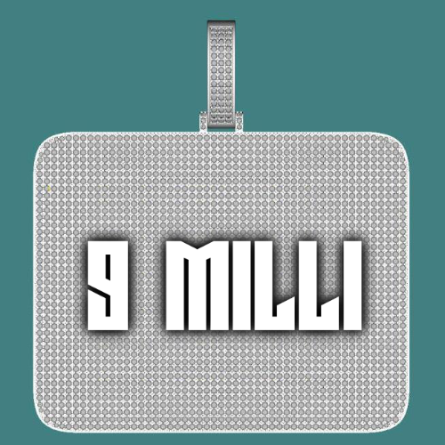 CUSTOM LETTER NECKLACE 3D BIG SQUARE