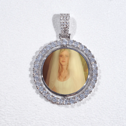 3D Spinning 2-Faced Custom Picture Pendant
