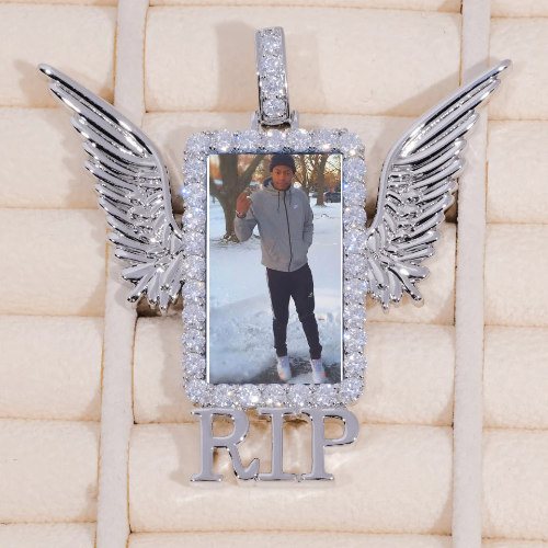 RIP WING 3D CUSTOM PICTURE PENDANT
