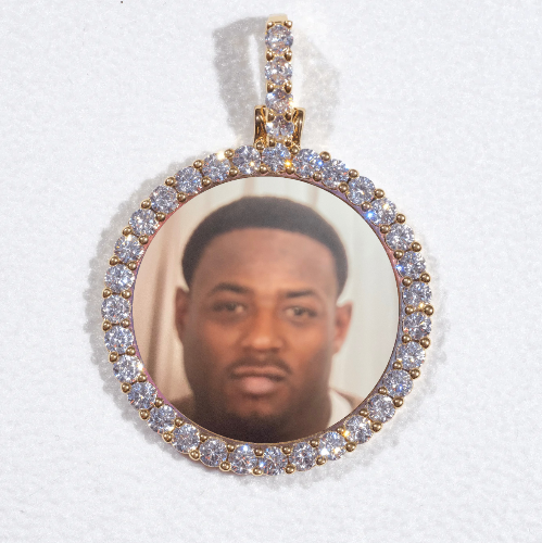 3D CIRCLE CUSTOM PICTURE PENDANT SMALL SIZE