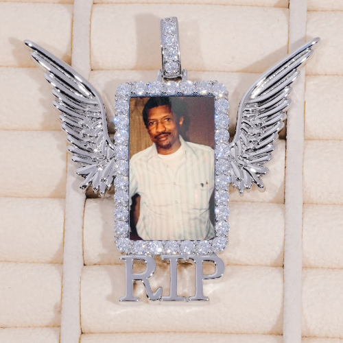 RIP WING 3D CUSTOM PICTURE PENDANT