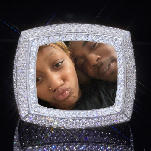 3D CUSTOM PICTURE ICED RING