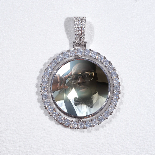 3D Spinning 2-Faced Custom Picture Pendant