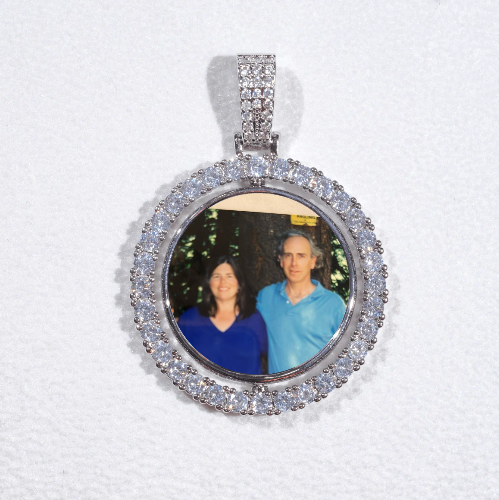 3D Spinning 2-Faced Custom Picture Pendant