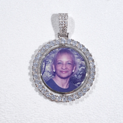 3D Spinning 2-Faced Custom Picture Pendant