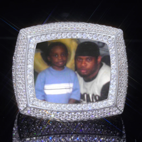 3D CUSTOM PICTURE ICED RING