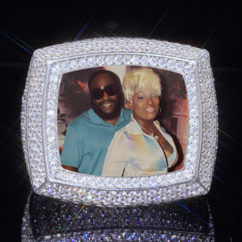 3D CUSTOM PICTURE ICED RING