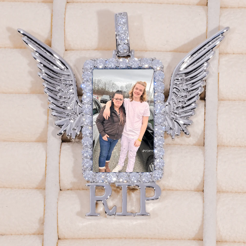 RIP WING 3D CUSTOM PICTURE PENDANT