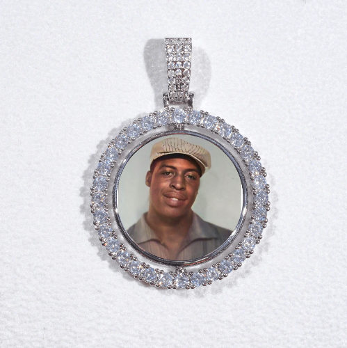 3D Spinning 2-Faced Custom Picture Pendant