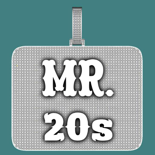 CUSTOM LETTER NECKLACE 3D BIG SQUARE