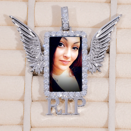 RIP WING 3D CUSTOM PICTURE PENDANT
