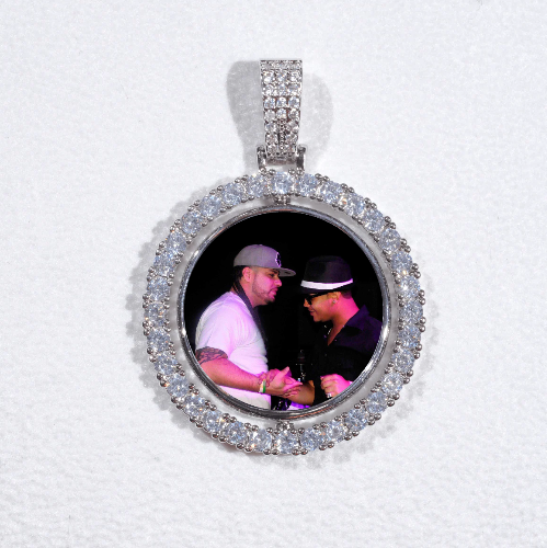 3D Spinning 2-Faced Custom Picture Pendant