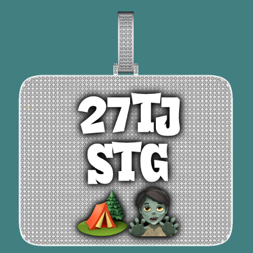 CUSTOM LETTER NECKLACE 3D BIG SQUARE