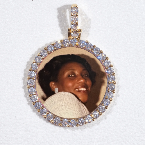 3D CIRCLE CUSTOM PICTURE PENDANT SMALL SIZE