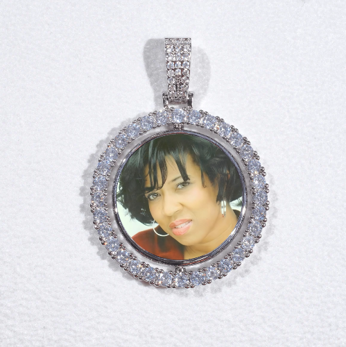 3D Spinning 2-Faced Custom Picture Pendant