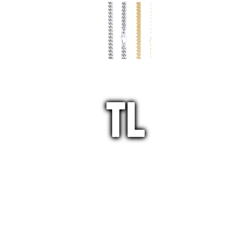 Custom Letters Baguette Two Layer Necklace