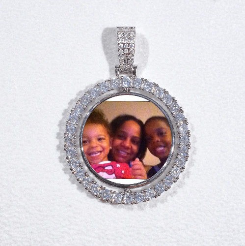 3D Spinning 2-Faced Custom Picture Pendant
