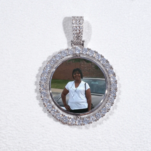 3D Spinning 2-Faced Custom Picture Pendant