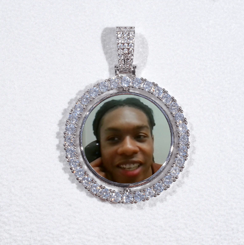 3D Spinning 2-Faced Custom Picture Pendant