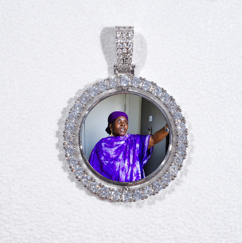 3D Spinning 2-Faced Custom Picture Pendant