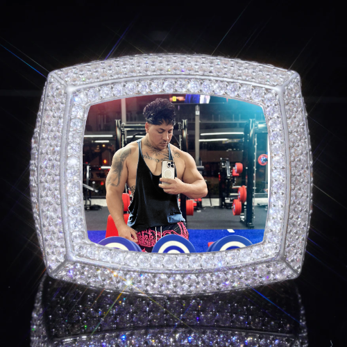 3D CUSTOM PICTURE ICED RING