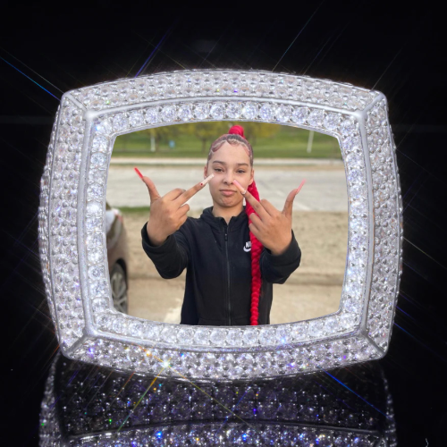 3D CUSTOM PICTURE ICED RING