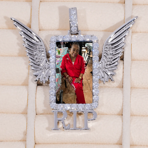 RIP WING 3D CUSTOM PICTURE PENDANT