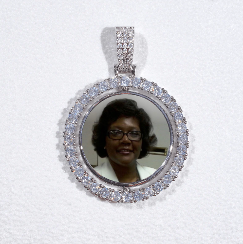 3D Spinning 2-Faced Custom Picture Pendant