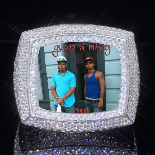 3D CUSTOM PICTURE ICED RING