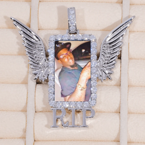 RIP WING 3D CUSTOM PICTURE PENDANT