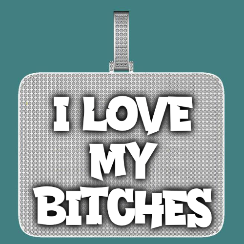 CUSTOM LETTER NECKLACE 3D BIG SQUARE