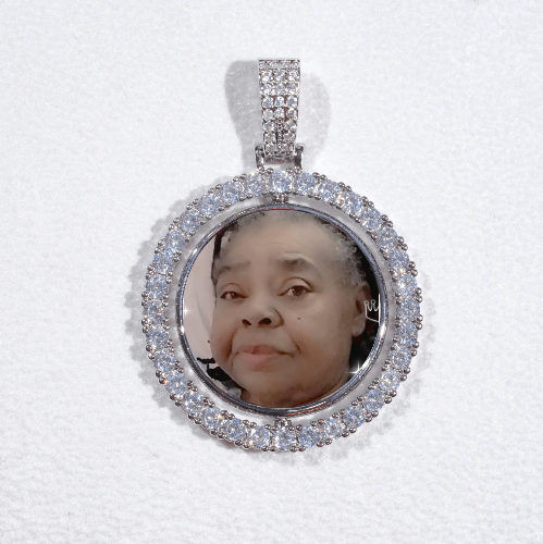 3D Spinning 2-Faced Custom Picture Pendant