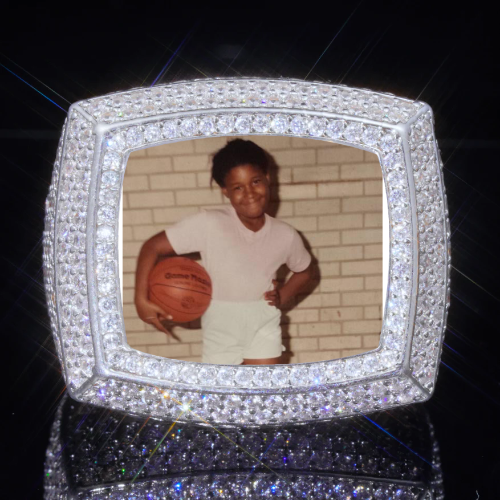 3D CUSTOM PICTURE ICED RING