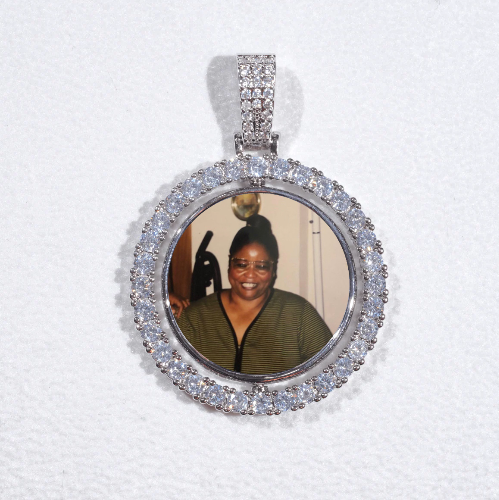 3D Spinning 2-Faced Custom Picture Pendant