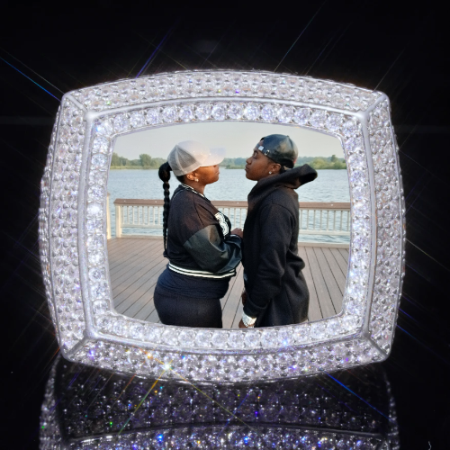 3D CUSTOM PICTURE ICED RING