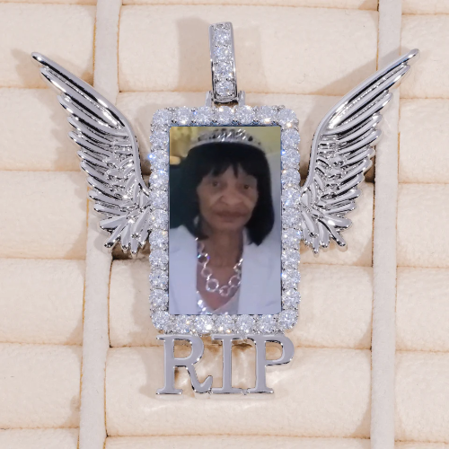 RIP WING 3D CUSTOM PICTURE PENDANT