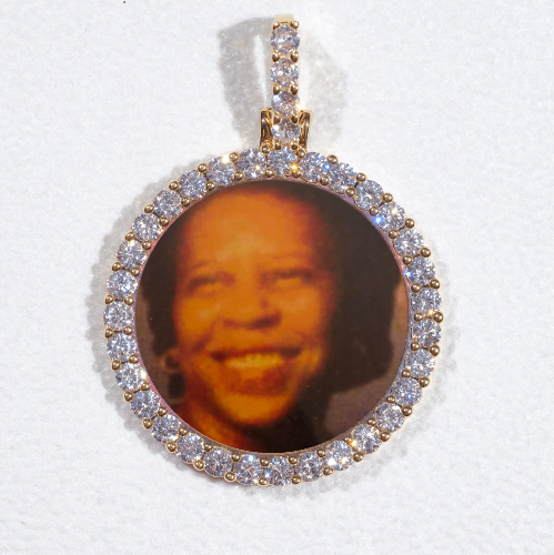 3D CIRCLE CUSTOM PICTURE PENDANT SMALL SIZE