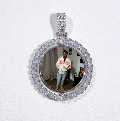 3D Spinning 2-Faced Custom Picture Pendant