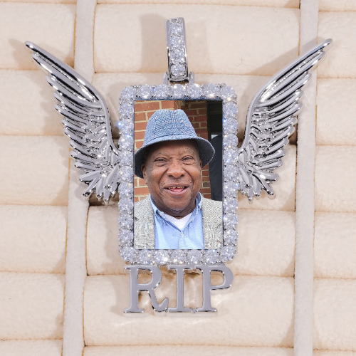 RIP WING 3D CUSTOM PICTURE PENDANT