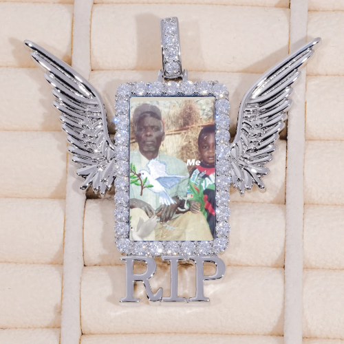 RIP WING 3D CUSTOM PICTURE PENDANT