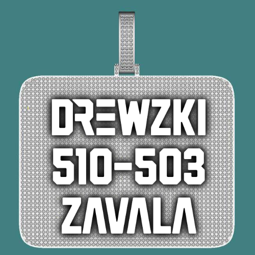 CUSTOM LETTER NECKLACE 3D BIG SQUARE